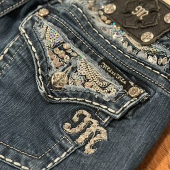 Miss Me Easy Skinny Jeans Size 26 Style #JES758ESR - Picture 1 of 15